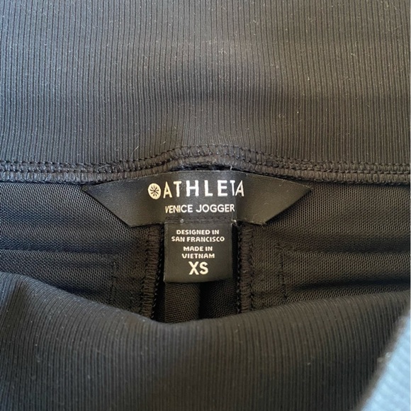Athleta High Rise Venice Jogger Black Pants Small Athleisure Casual Office Slim - Picture 9 of 14